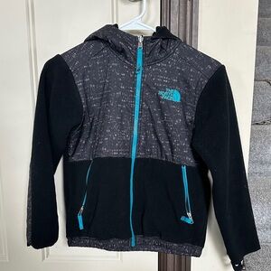The North Face Black Fleece with Teal Trim